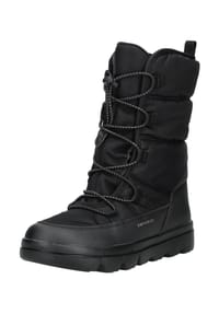 GEOX - Lederimitat/Textil Stiefel - Schwarz