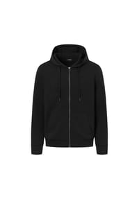 JOOP! - Herren Sweatjacke mit Kapuze - Stratos, Reißverschluss, einfarbig - Schwarz