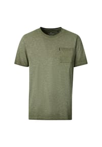 CASAMODA - Herren T-Shirt uni Basic Circular Knit - Blau