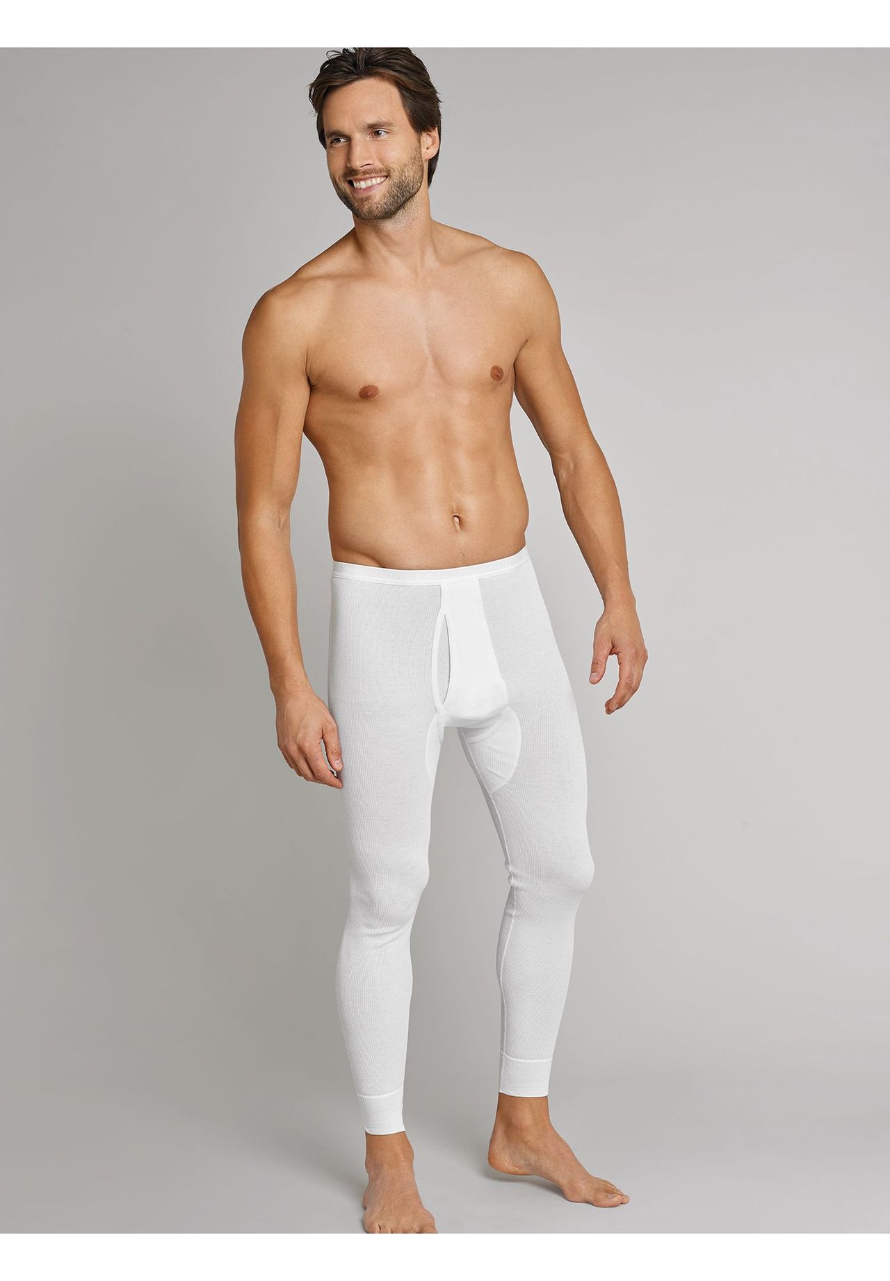 Schiesser Original Pants, Lang, Mit Eingriff, FüR Herren, Weiß, 5