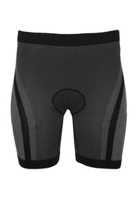 ENDURANCE - Tights Januen W Short im nahtlosen Design - 1001 Black