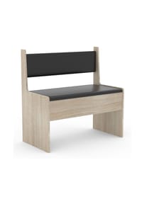 VCM. - Holz Eckbank Sitzbank für Esstisch | Bank mit Truhe für Esszimmer und Küche | Esal Maße H. 80 x B. 80 x T. 42 cm - Sonoma-Eiche