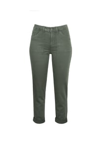 STOOKER® - DAVOS COLOUR Damen 5-Pocket-Jeans lang - ivy green
