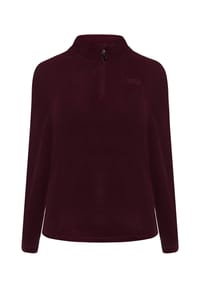 GLOBETROTTER - Fleecepullover Outdoor, schnelltrocknend, für Damen - ANTIQUE WHITE