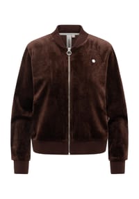 ragwear™ - Sweatjacke Doron Embossed - Dark Choco