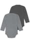 normani® 2er Pack Bio Baby-Body Langarm Wickelbody Bild 2