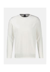 LERROS - Leichtes Baumwoll-Longsleeve-Shirt mit bequemem Rundkragen - BLACK