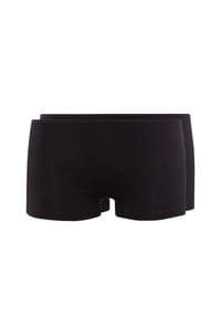 SKINY® - Damen Hipster, 2er Pack - Advantage Cotton Stretch, Boy Leg Shorts, Baumwoll-Stretch - Schwarz