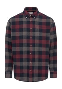 GALERIA - Flanellhemd, Langarm, Button-Down-Kragen, für Herren - ANTHRA 7 OATMEAL