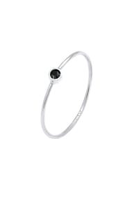 elli. - Ring Stapelring Basic 925 Silber, Mit Kristallen Von Swarovski® - Gold