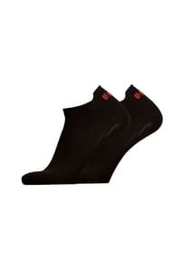 UphillSport® - Füßlinge FRONT LOW 2er Pack mit gepolstertem Rist - Black