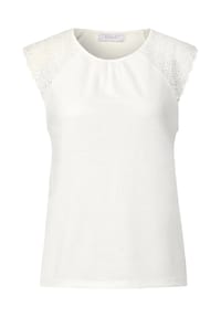STREET ONE STUDIO - Top, Spitze, für Damen - 10108 OFF WHITE