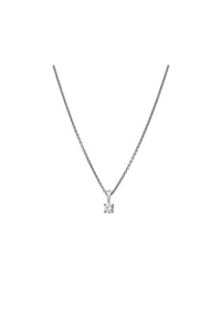 LYOMI - Anhänger mit Kette 585/- Gold 1 Diamant Lab Grown 0,20ct. - weiß