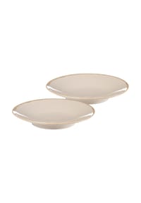Ritzenhoff & Breker Servierplatten Sahara ø 31 cm 2er Set - SAHARA - creme
