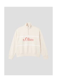 s.Oliver - Sweatshirt, Troyer, für Damen - 07D2 WHITE