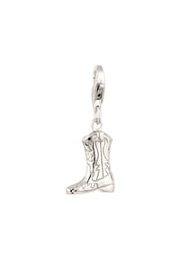 KUZZOÍ - Charm Westernstiefel Cowboy 925 Sterling Silber - Gold