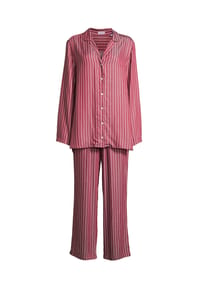 seidensticker - Pyjama Classic Web - Glyzinie