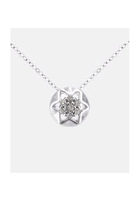 Diamant L'eternel - Kette mit Anhänger, mit 0.04 ct Diamant, 375 Weißgold - white gold