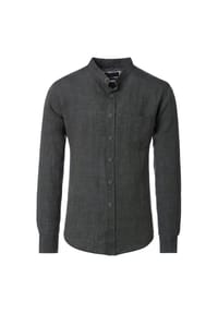 CASAMODA - Herren Leinenhemd uni Casual Fit - 304 grün