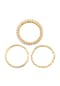 elli. Ring Elli Ring Stapelring Perlen 3Er Set 925 Silber Vergoldet Bild 3