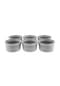 ALMINA® 6 Teiliges Muffinform-Set Schale aus Porzellan Bild 9