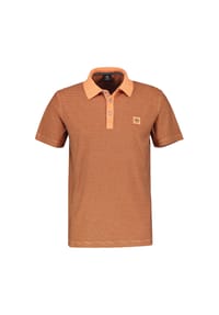 LERROS - Poloshirt mit abgesetztem Kragen - LIGHT DUNE BEIGE