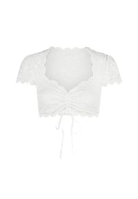 Nina von C. - Dirndlbluse, Schnürung, für Damen - 100 WEISS