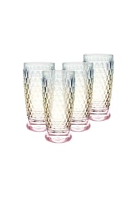 Villeroy & Boch Longdrinkglas Boston Pearl 300 ml 4er Set bunt - BOSTON - bunt