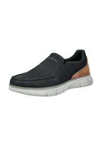 bugatti - Lederimitat Slipper - Schwarz