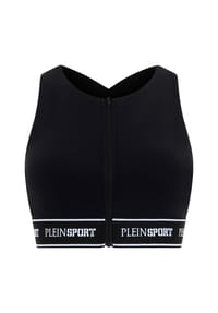 PLEIN SPORT - Fleece Bra Top - black