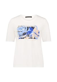 BETTY BARCLAY - Basic Shirt mit Placement - Patch Cream/Blue