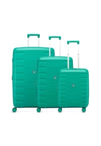 RONCATO Skyline 2.0 - Skyline 2.0 4 Rollen Kofferset 3-teilig mit Dehnfalte - arancio