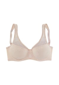 LASCANA - Nuance Minimizer-BH, Formbügel, Spitzen-Details, für Damen - 943 WHITE