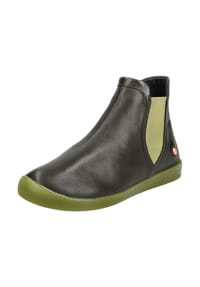 softinos® - Leder/Textil Stiefelette - Olive