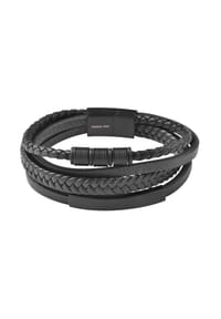 Adelia's - Adelia's Unisex Armband aus Edelstahl - schwarz