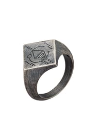caї - Ring 925/- Sterling Silber - Silbergrau