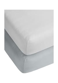 Aspero® - 2 x Bambus Spannbettlaken Macau - Altrosa