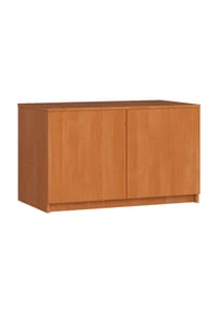 Akord - Kleiderschrank-Aufsatz S90 mit 2 Türen und 2 Einlegeböden - erle