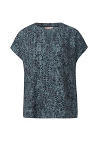 Street One - Halbarmbluse - deepwater blue