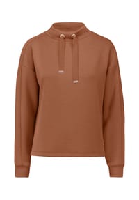 BETTY & CO - Sweatshirt mit Stehkragen - braun