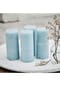 LOBERON Kerze 4er Set Homel blau Bild 3