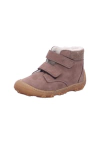 PEPINO® - Leder Stiefelette - Beige/Rosa