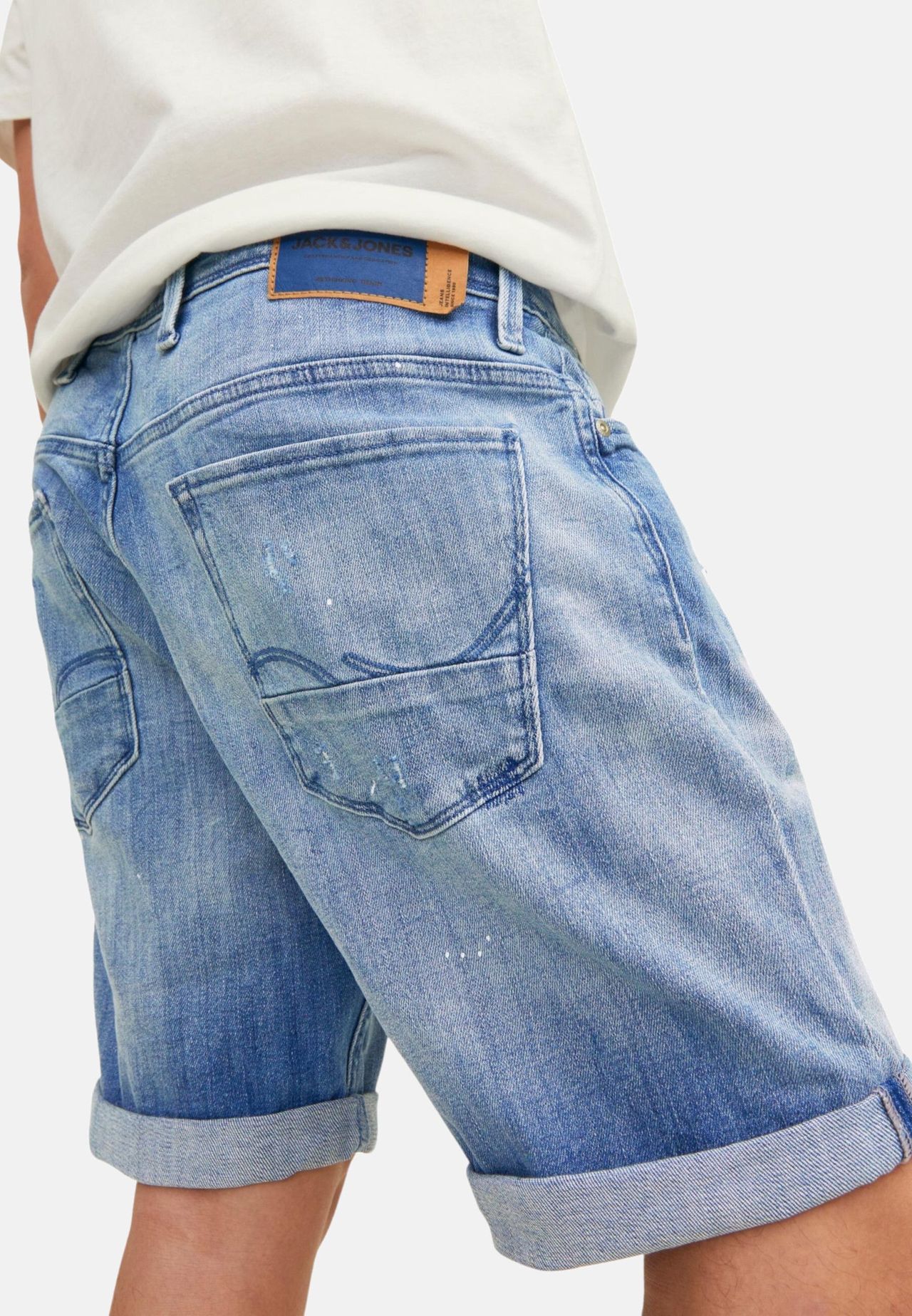 JACK & JONES Jeans-Shorts Rick Blair kurze Hose mit Münztasche  