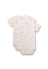 Sanetta - Body, Blumenapplikation, für Babys und Kleinkinder - 1948 WH. PEBBLE