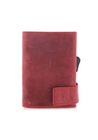 SecWal SecWal 1 - Kreditkartenetui Geldbörse RFID Leder 9 cm - rot