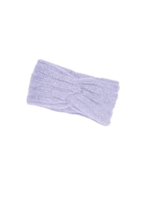 CAPO - Stirnband, ultrasoft Strick mit Knoten - anthracite