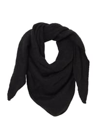 CAPELLI® NEW YORK - Dreieckstuch, uni, für Damen - BLACK