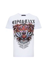 CIPO & BAXX® - T-Shirt in coolem Design - WHITE