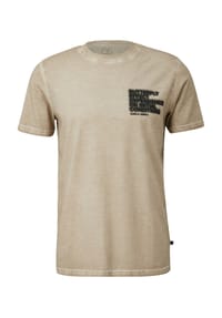 QS - T-Shirt, Baumwolle, für Herren - 48D0 LILAC/PINK