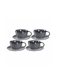 LEONARDO - Cappuccinotassen Matera 180 ml 4er Set MATERA - anthrazit